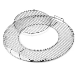 Parrilla de cocción GBS articulada de acero cromado ø 57cm (con bisagras)