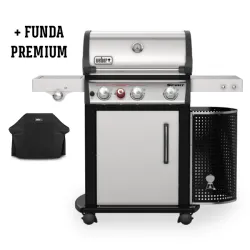 Weber Spirit SPX-335 GBS + ¡FUNDA PREMIUM! GBS Barbacoa de gas