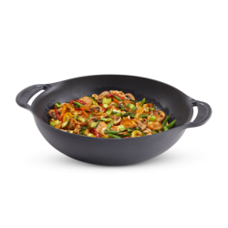 Juego de wok con soporte para cocinar al vapor - Weber Crafted